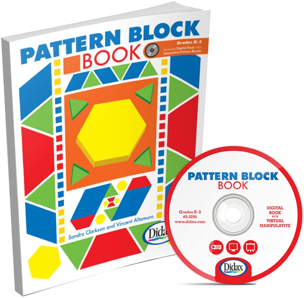 Pattern Block Book with IWB CD (Gr:K-3)