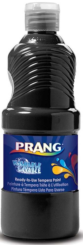 PRANG WASHABLE PAINT 16oz(473 ml) BLACK