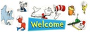 Dr Seuss Cat In The Hat Go Arounds Welcome!  (4 panels)