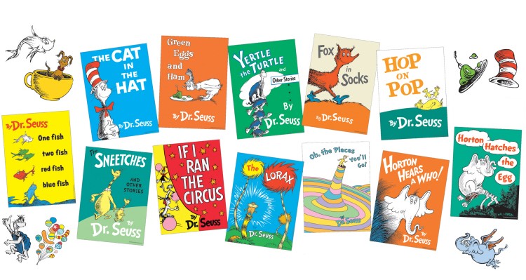 DR SEUSS BOOKS MINI BB SET 6.5''x26''(16.5cmx66cm)(21pcs)