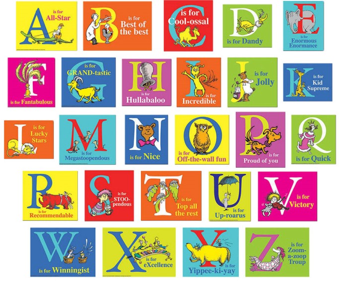 Dr. Seuss ABCs Mini BB Set 6.5&quot; X 26&quot;(16.5cmx66.04cm) (26pcs)