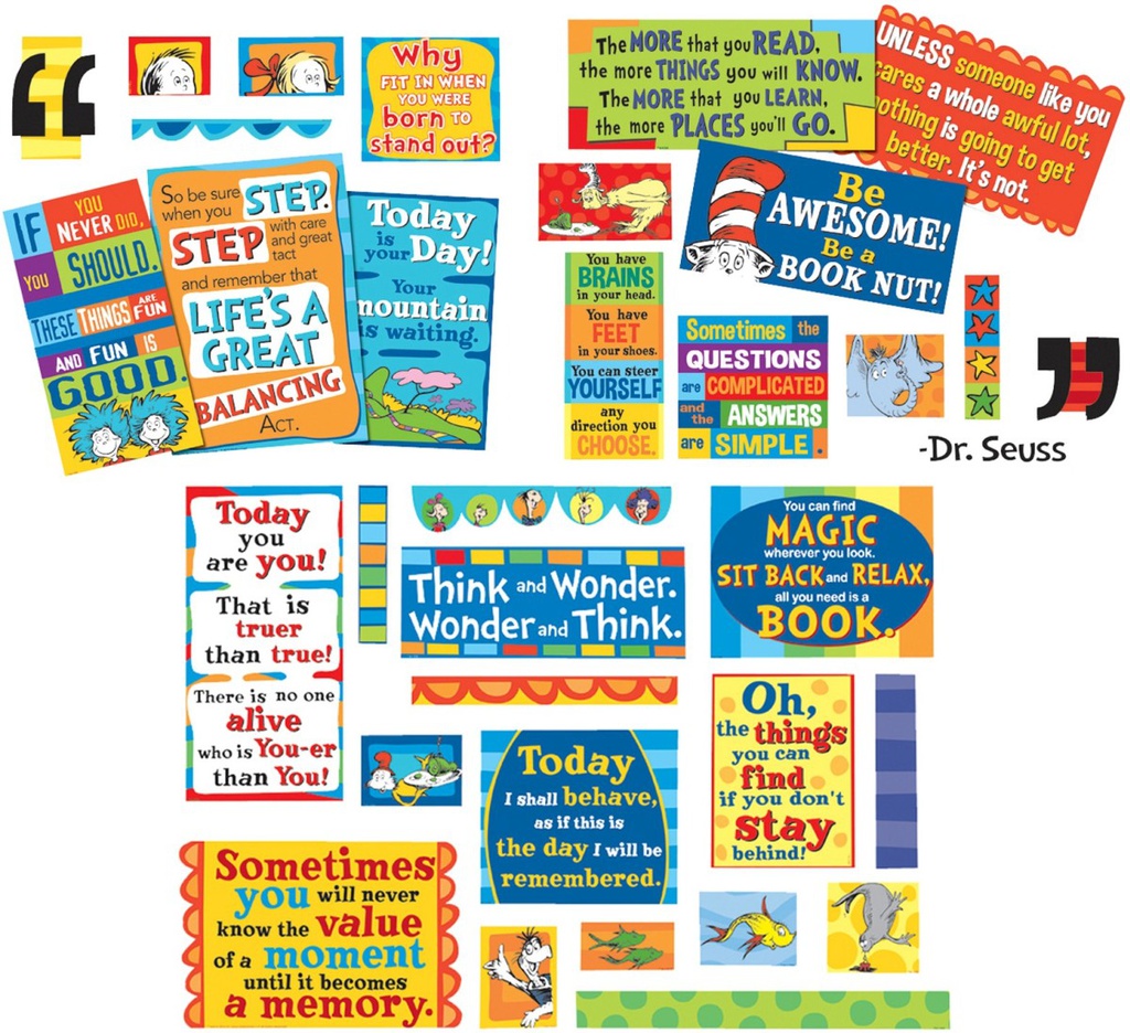 DR SEUSS 35 QUOTES BB SET  (61pcs)