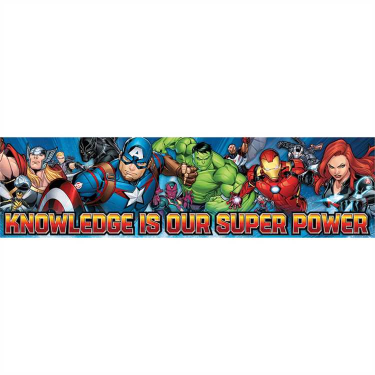 MARVEL BANNERS HORIZONTAL (45''x12'')(114.3cmx30.4cm) (1pc)