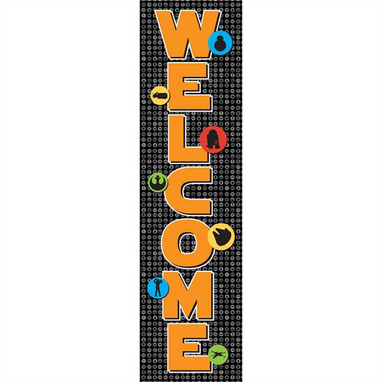 STAR WARS SUPER TROOPERS WELCOME BANNERS VERTICAL (45''x12'')(114.3cmx30.4cm) (1pc)