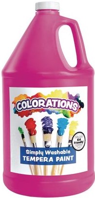 Colorations SIMPLY WASHABLE TEMPERA GALLON MAGENTA (128oz=3.7L)