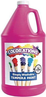 SIMPLY WASHABLE TEMPERA GALLON (128oz=3.7L) MAGENTA