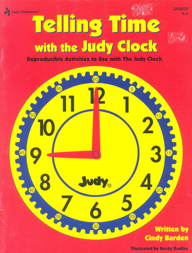 Telling Time with the Judy Clock (Gr:K–3) Book