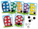 10 On the Spot! Ten-Frame Game (6 double-sided cards and 72 spots(pcs)