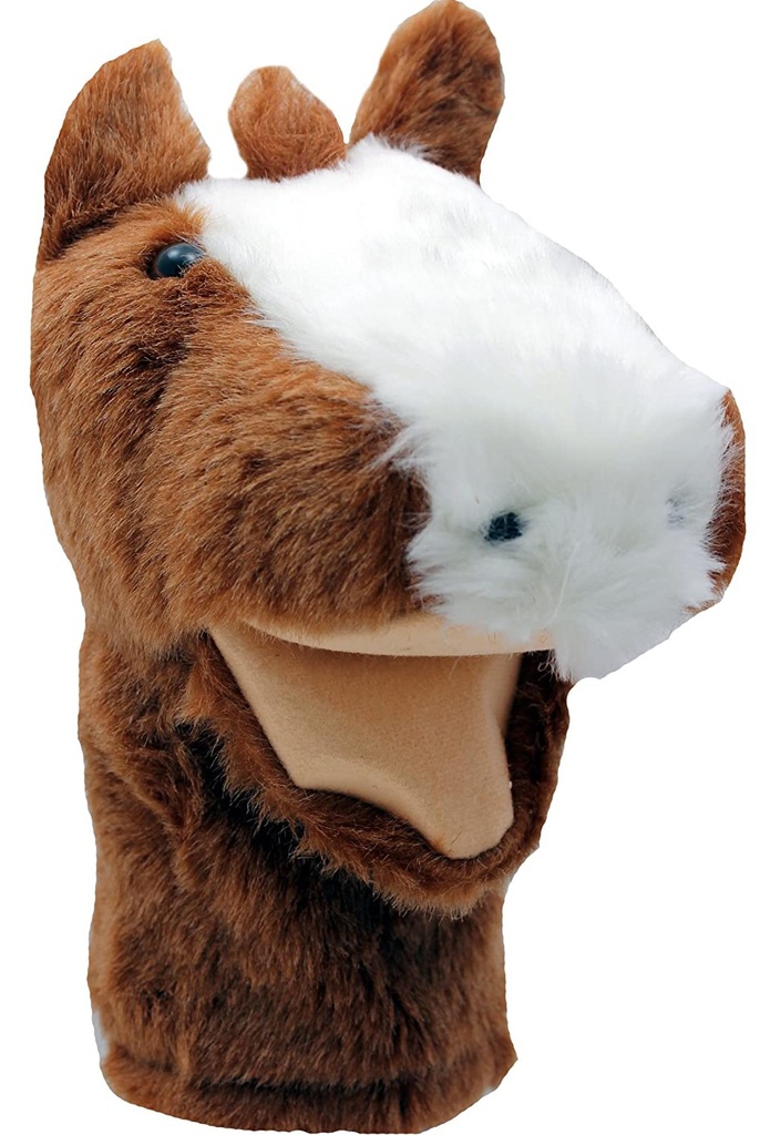 PLUSHPUPS HAND PUPPET HORSE