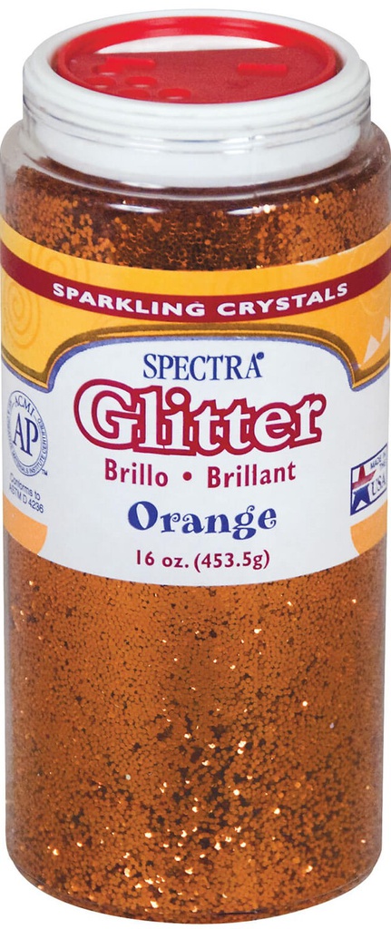 GLITTER 1LB(453.6g) ORANGE