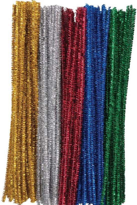 STEM 6mm SPARKLE ASST COLOR 12'' 100CT