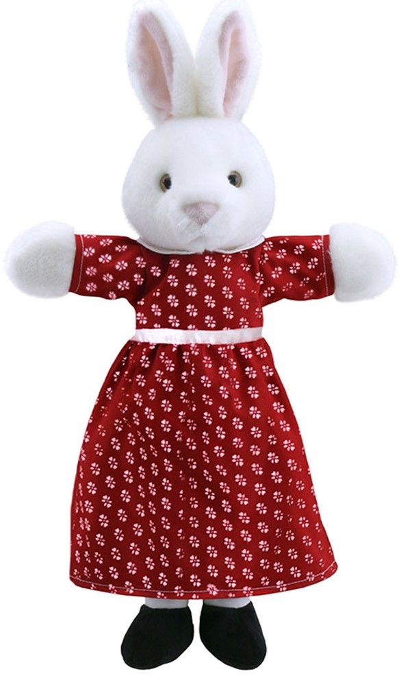 DRESSED ANIMAL PUPPETS MRS RABBIT