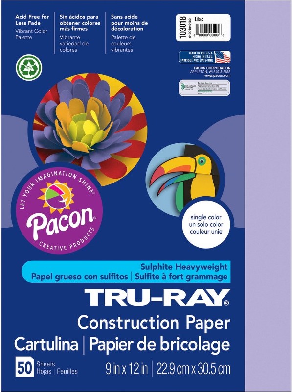 TRURAY 9"x12" (22.8cmx30.4cm) LILAC (50ct)