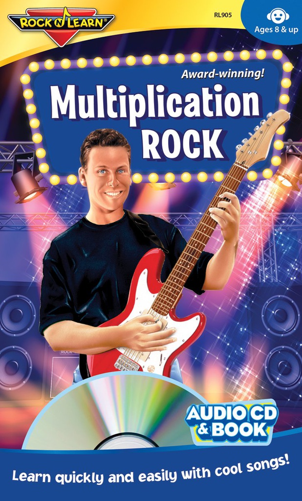 MULTIPLICATION ROCK CD &amp; ACTIVITY BOOK (Age:8+)  (32 pg.)