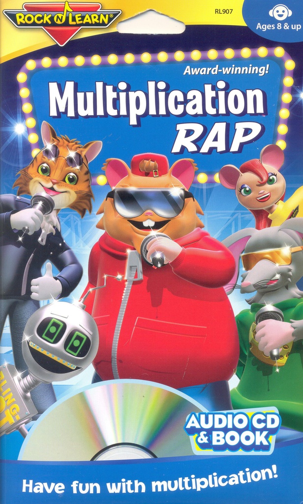 MULTIPLICATION RAP CD &amp; ACTIVITY BOOK (8+yrs)