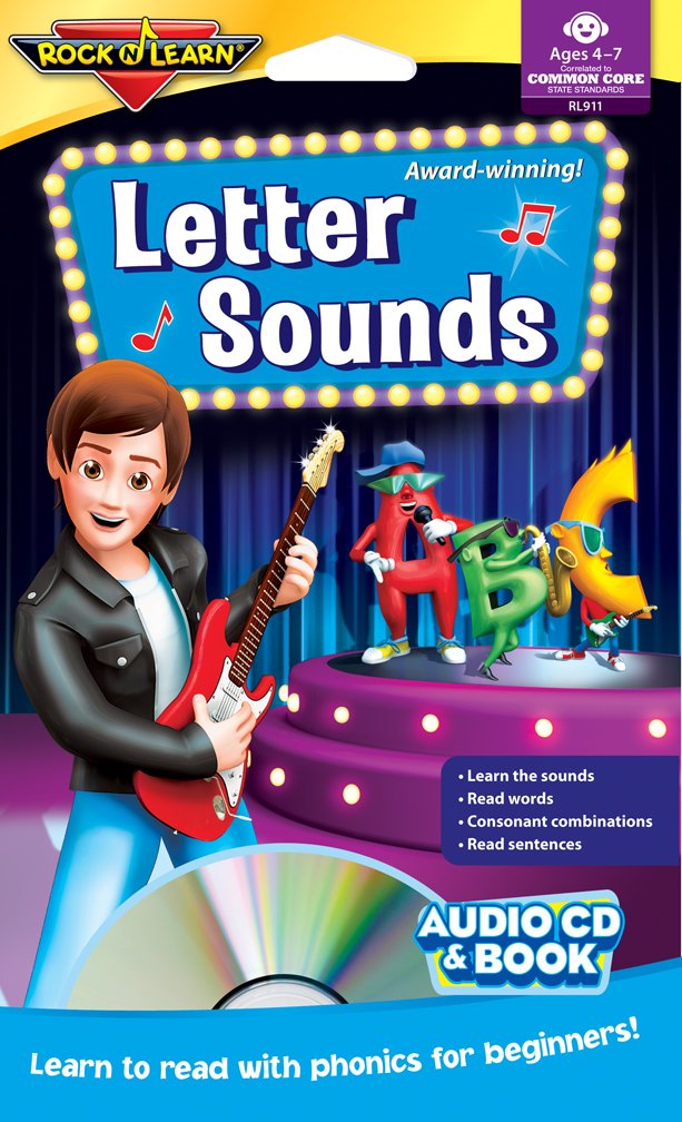 Letter Sounds  CD &amp; Books learn to read w/ Phonics (Ages 4-7)  Audio CD (32 pg books)