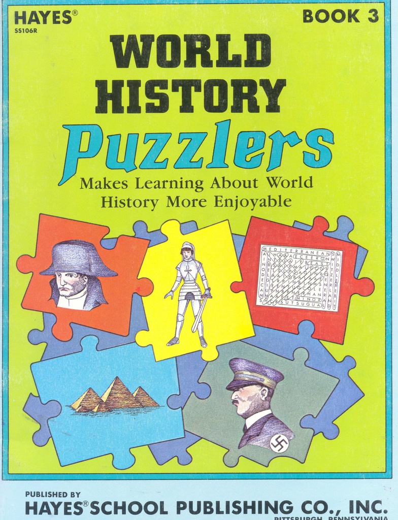 World history puzzlers (5+yrs)