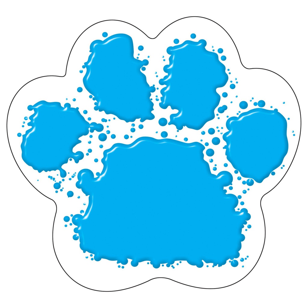 Paw Print Accents (5.5''(13.9cm) (36 pcs)