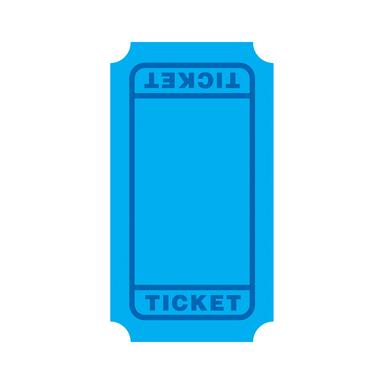 Blue Tickets Mini Accents 2.75''(7cm) (36pcs)