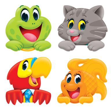 Playtime Pals Clips Accents Variety pack 5.5''(13.9cm) (36 pcs)