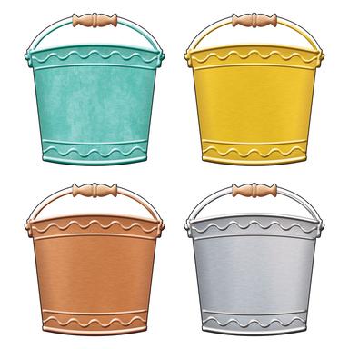 I  Metal Buckets Classic Accent Variety pack (6'' (15.2cm) (36 pcs)