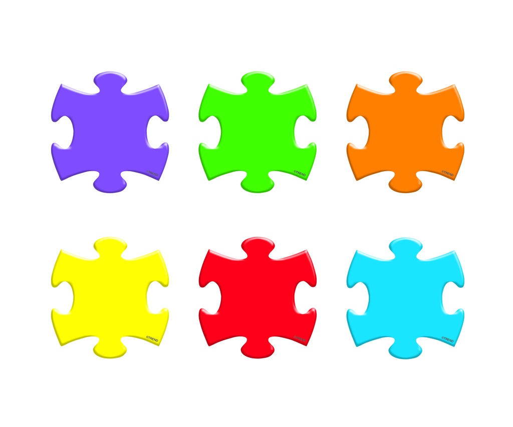 Puzzle Pieces Mini Accents Variety pack (3'' (7.5cm)(36 pcs)