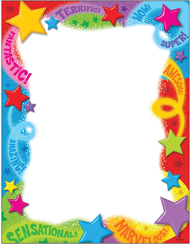 Praise Words 'n Stars Computer paper (28cm)    (50 sheets)