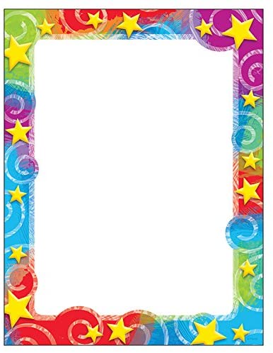 Stars 'n Swirls Computer paper (28cm)    (50 sheets)