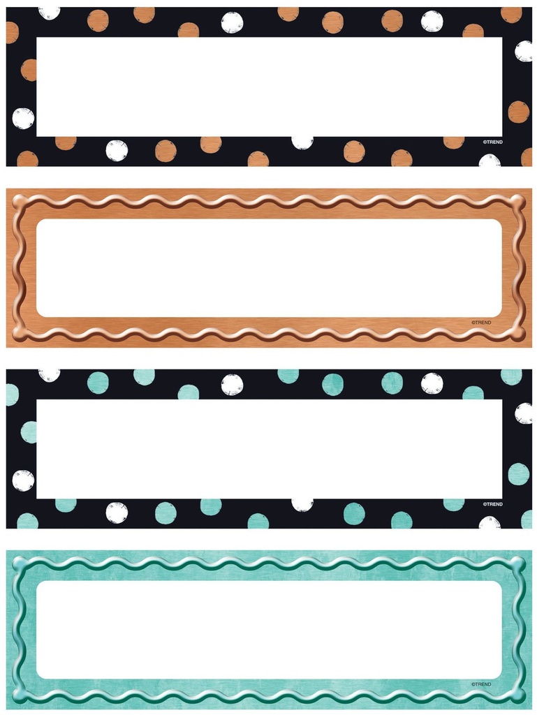 I  Metal Dots &amp; Embossed Nameplates (6.9cmx24cm)(32pcs)