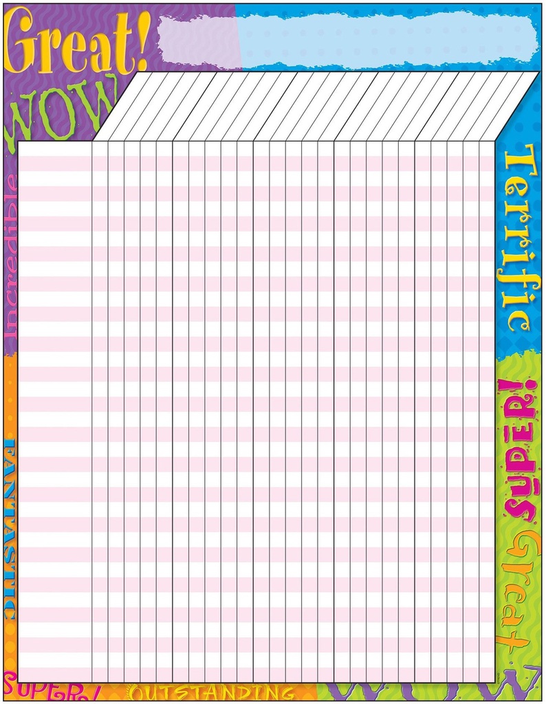 Praise Words Incentive Charts (17''x22'')(43cmx55.8cm)