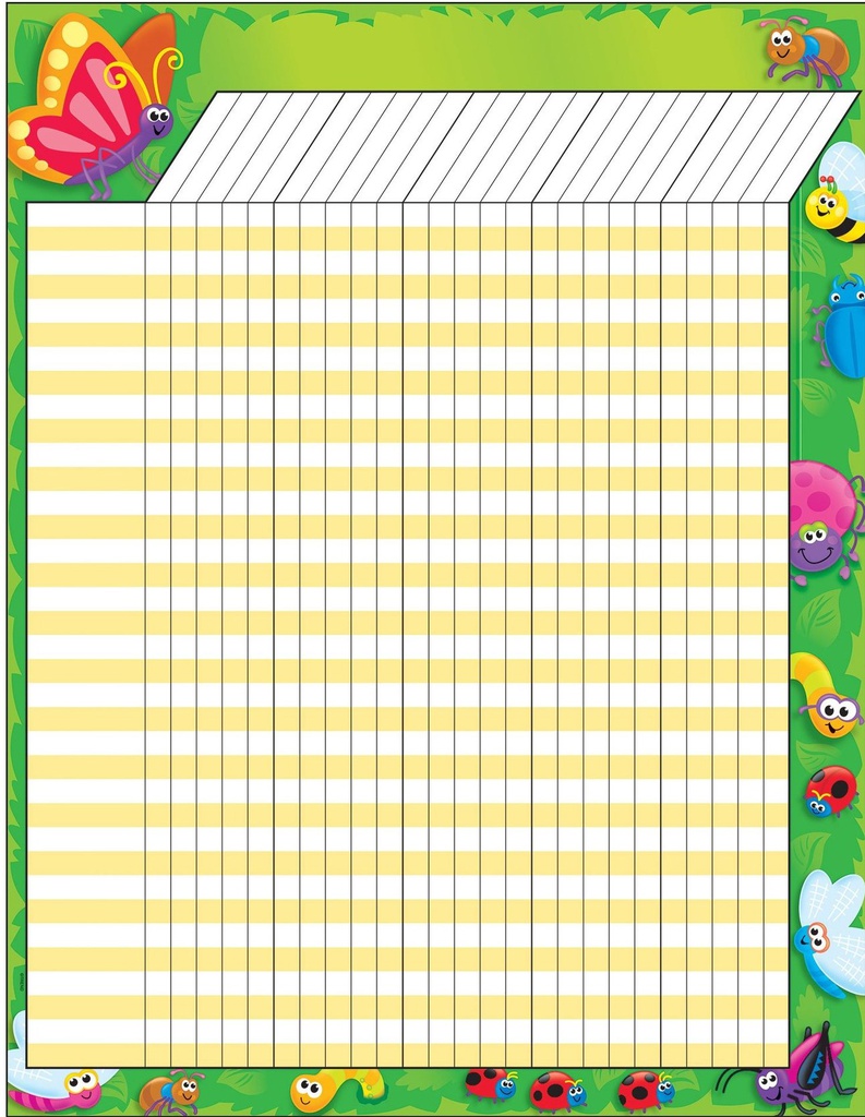 Bugs Incentive Charts ( 55cm x 43cm)