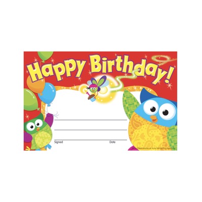 Happy Birthday Owl-Stars! Awards (13.9cmx21.5cm)(30pcs)