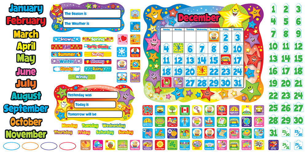 Star Calendar BB SET   (165 pcs)