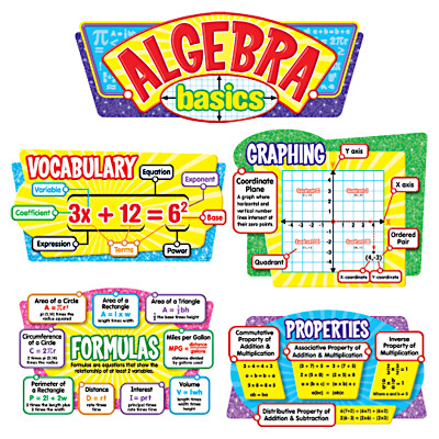 Algebra Basics includes Discovery Guide w/ Creative Activities  (25'' (63.5cm) (7pcs)