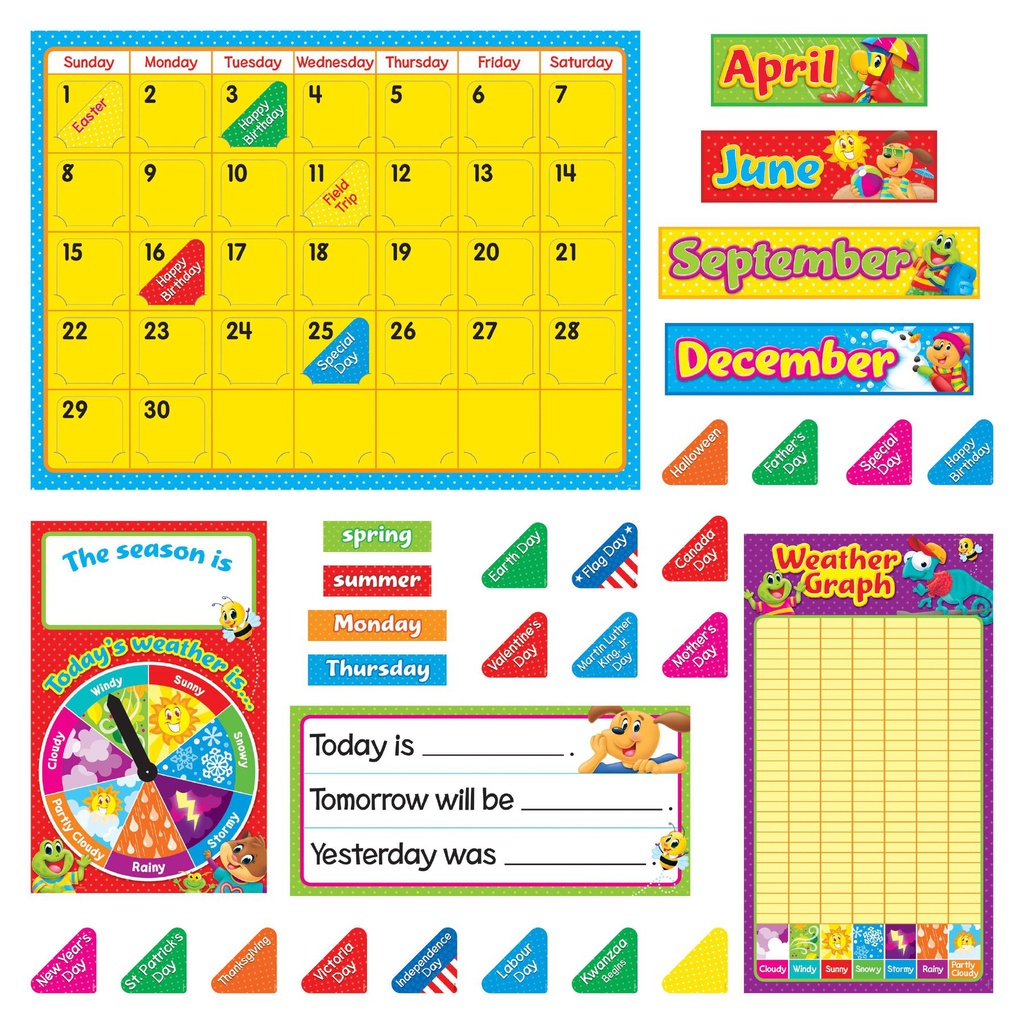 PLAYTIME PALS CALENDAR B.B.SET (106pcs)