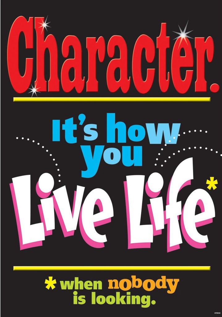 Character-it's how you…Poster (13.3''x19''(33.7cmx48cm)