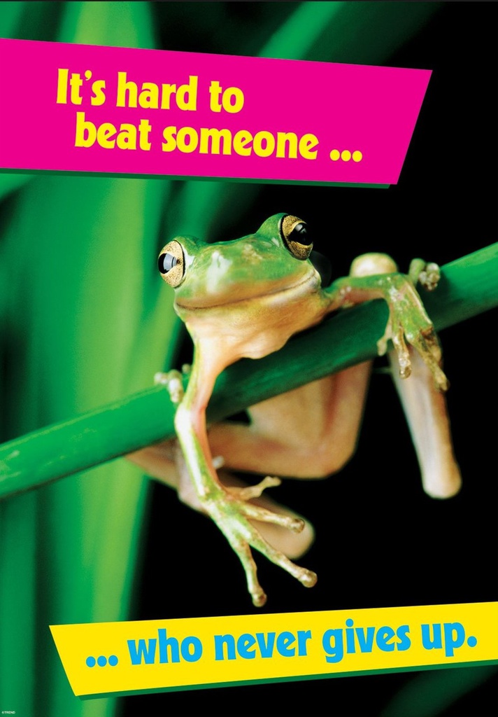 It's hard to beat someone… Poster (13.3''x19''(33.7cmx48cm)