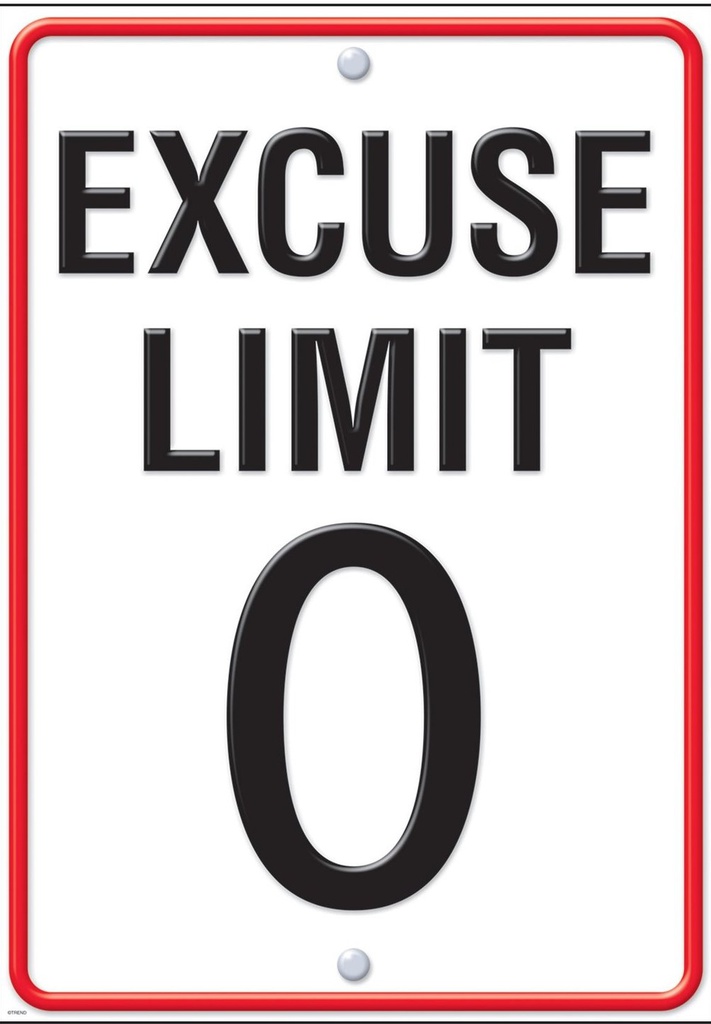 Excuse Limit 0 Poster (13.3''x19''(33.7cmx48cm)