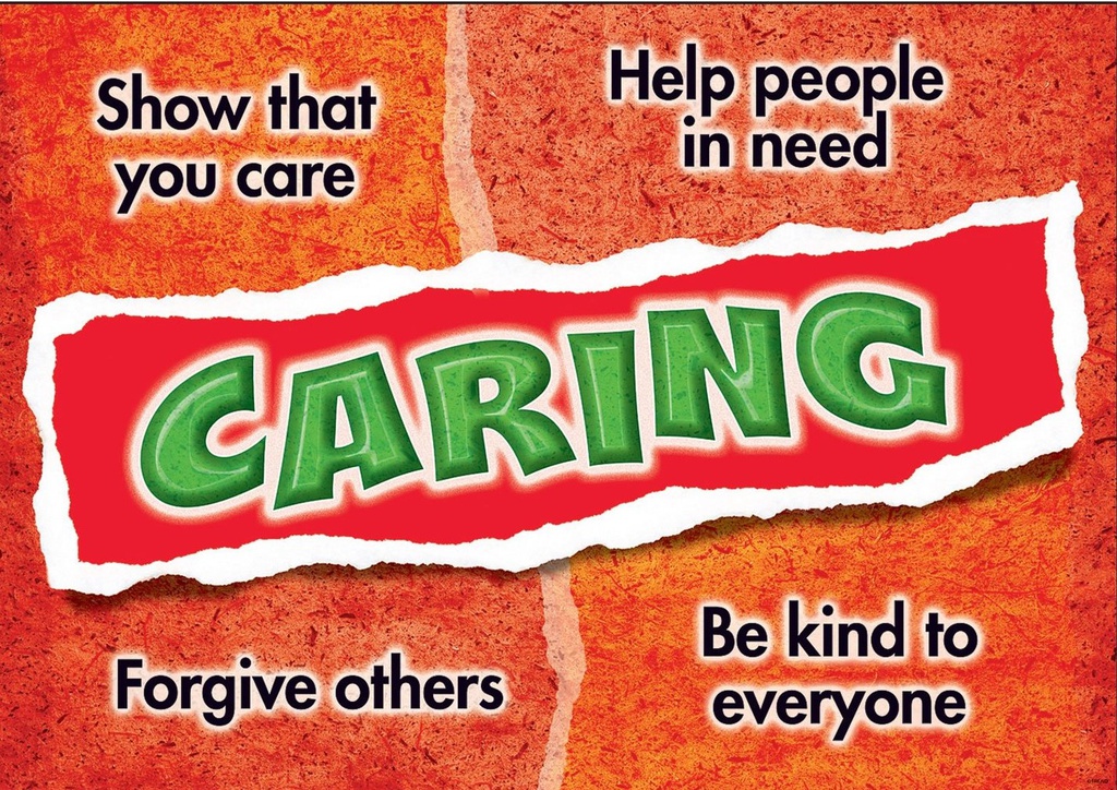 Caring Poster (13.3''x19''(33.7cmx48.2cm)