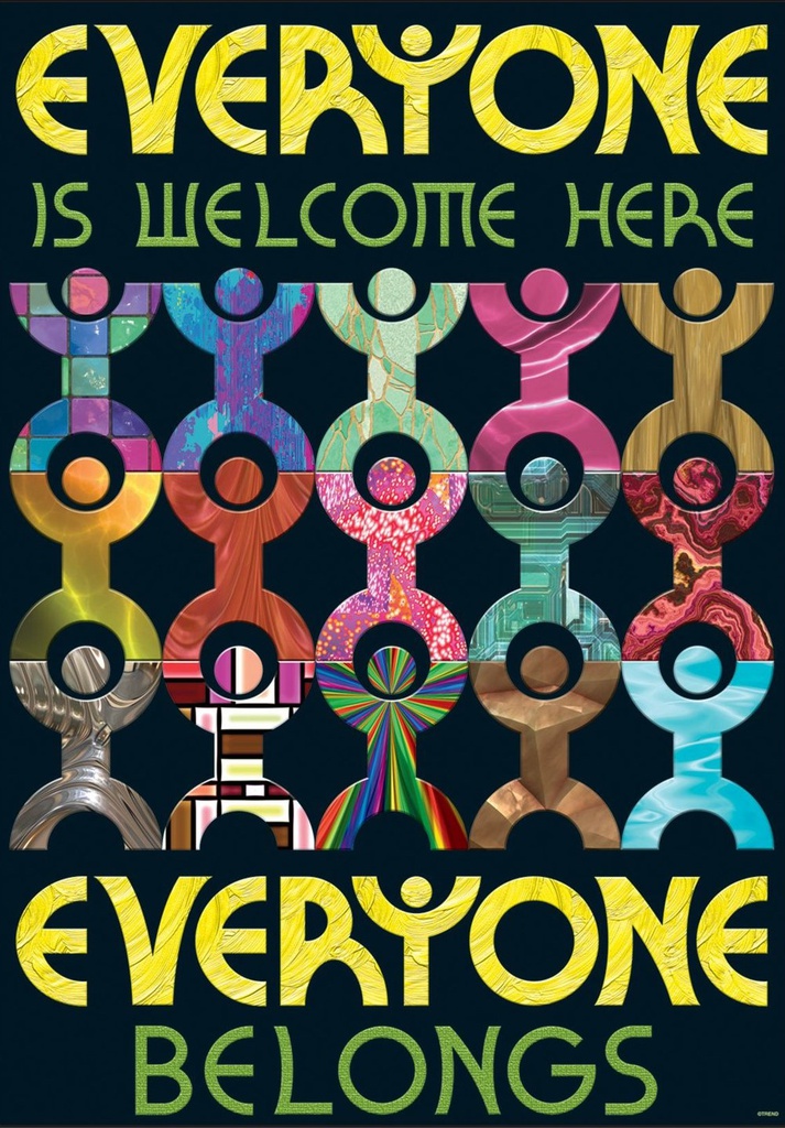 Everyone is welcome here… Poster (13.3''x19''(33.7cmx48cm)