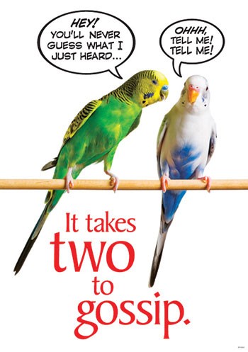 It takes two to Gossip Poster (48cmx 33.7cm)