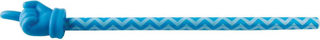 Aqua Chevron Hand Pointer (15.5''(39.3cm)