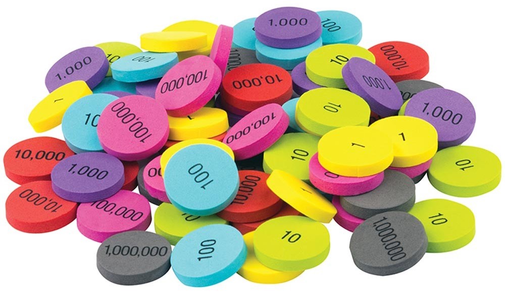 Foam Place Value Disks(140pcs)