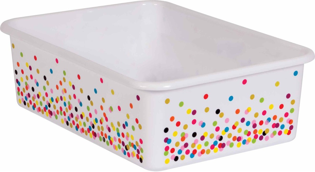 Confetti Large Plastic Storage Bin (35cm x 29cm)