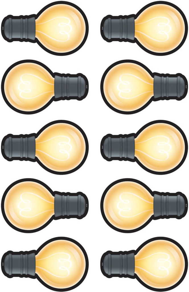 White Light Bulbs Accents 6''(15.2cm) (30pcs)