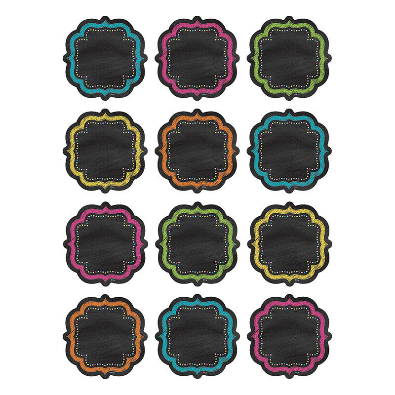 Chalkboard Brights Mini Accents  2.6” ( 6.6cm) (36 pcs)