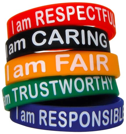 Character Traits Wristbands (10 pcs)