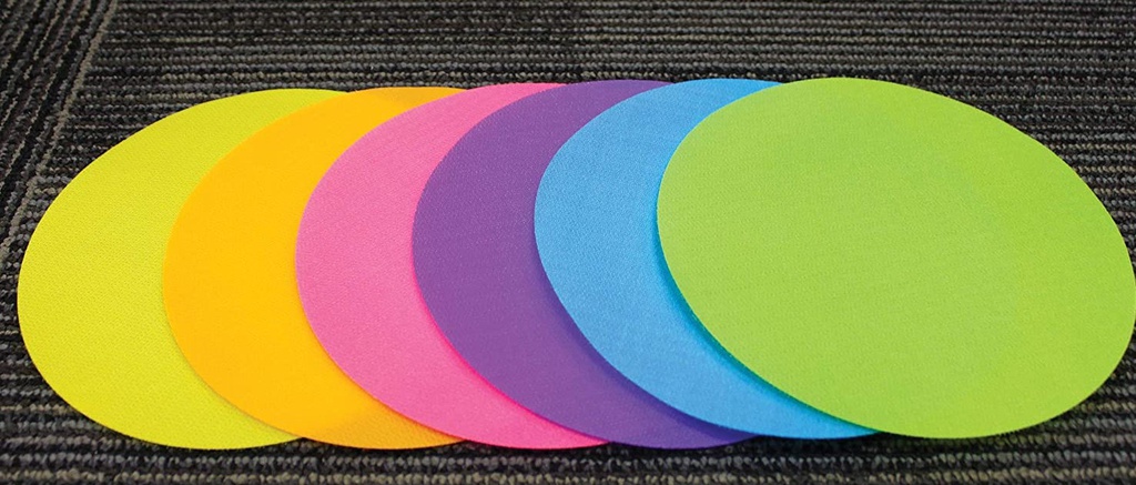 Spot On Bright Circles Carpet Markers - 7''(17.7cm)