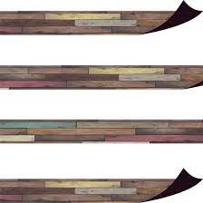 Reclaimed Wood Magnetic Border 24&quot; x 1.5&quot;. 24 total feet ( 61 cm x 1.25 cm 7.3 m total)