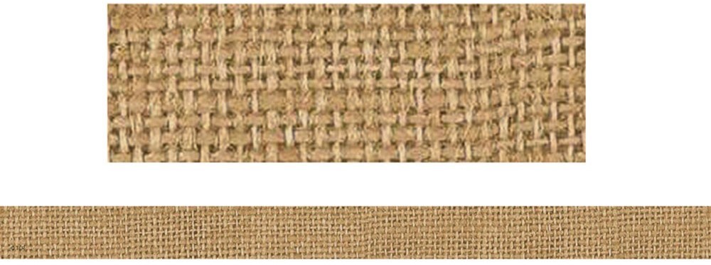 Burlap Clingy Thingies Strips (25.4cm x 1.9cm)   15 total feet (18 pcs)